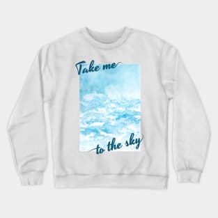 Take Me To The Sky- BTS Wings Crewneck Sweatshirt
